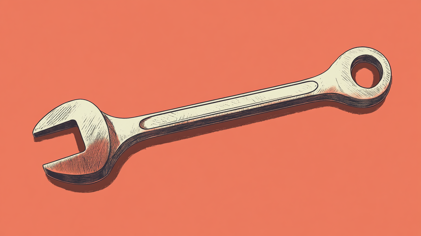 A wrench. 